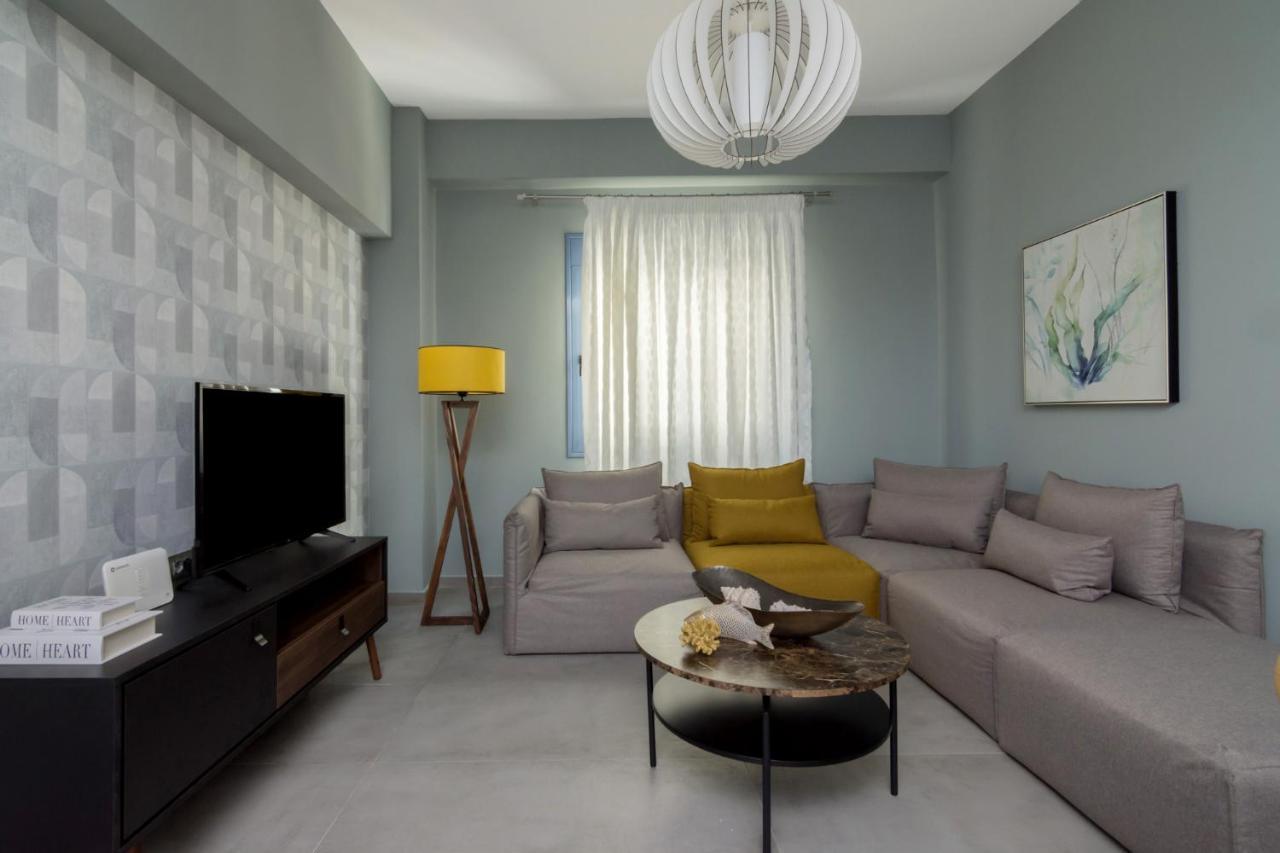 Hippy Designed 3Bedroom Apartment In Heraklion Dış mekan fotoğraf